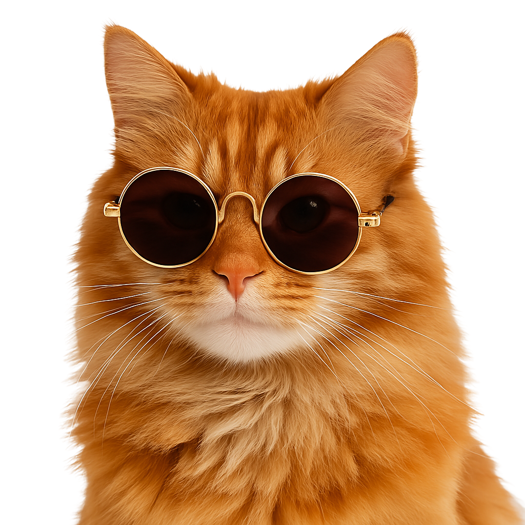 Cat with sunglasses
